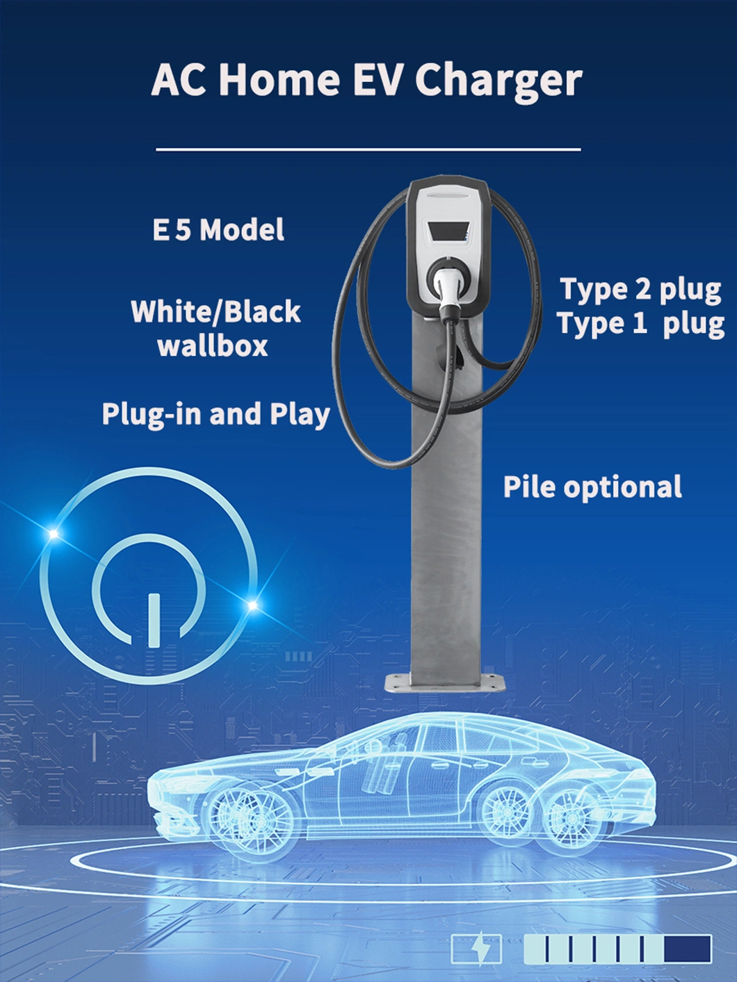 Wholesale 22kw 32A EV Charger AC Charging Station for Electric Car